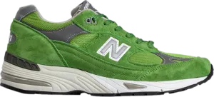 New Balance 991 Made in England 'Bright Green' Sneakers