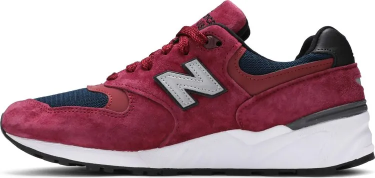 New Balance 999 Made in USA 'Burgundy Navy' Sneakers, Red