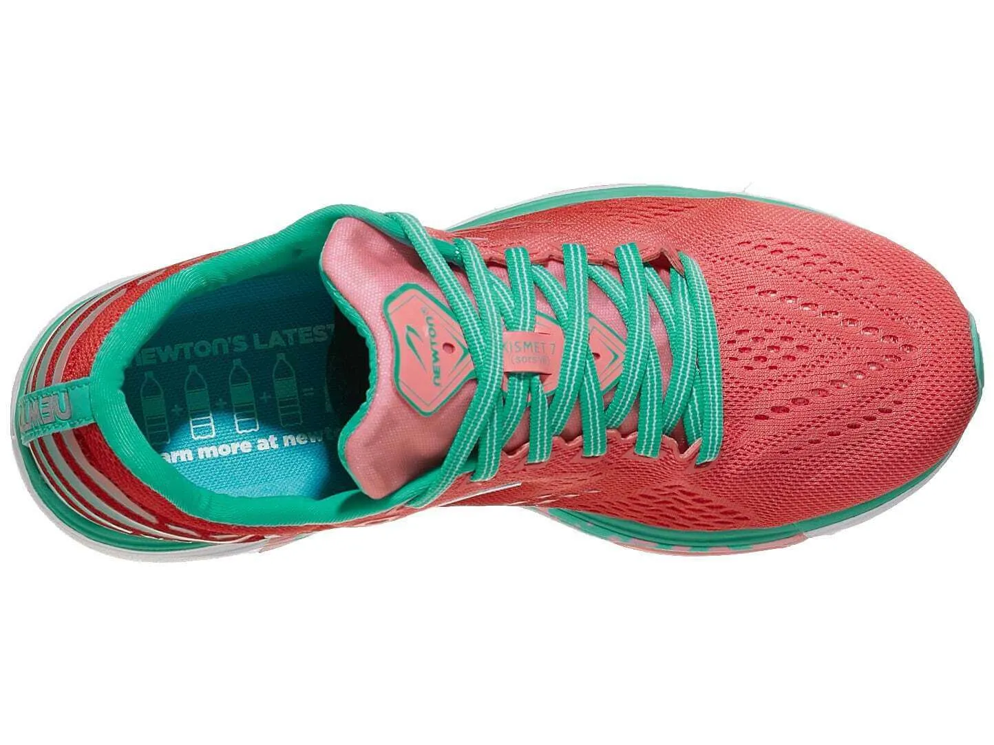 Newton Womens Kismet 7 Running Shoes Runners Sneakers - Coral/Mint