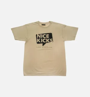 Nice Kicks Los Angeles Talk Box Tee Men's - Tan/Black