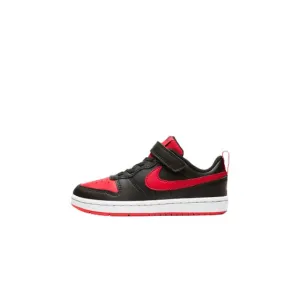 Nike Court Borough  Kids Lifestyle Shoes Black/Red