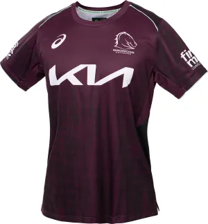 NRL 2025 Training Tee - Brisbane Broncos - Adult - Mens