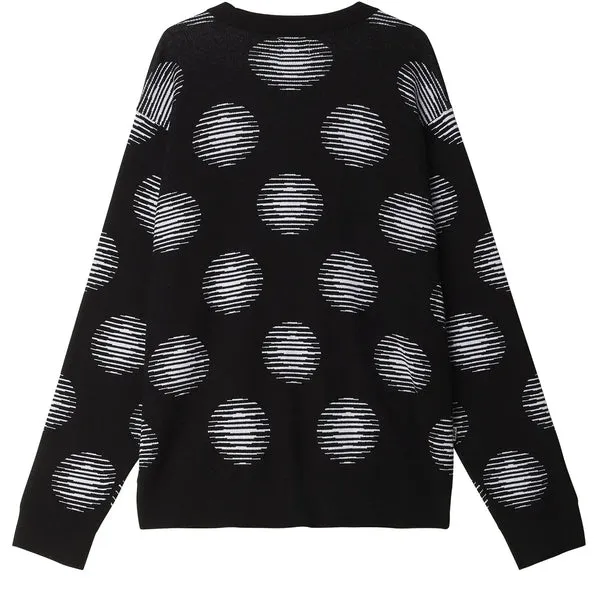 Obey Oval Cardigan - Black Multi