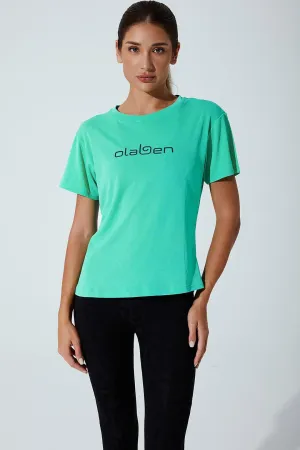 Olaben Athletic Tee - Downy Green