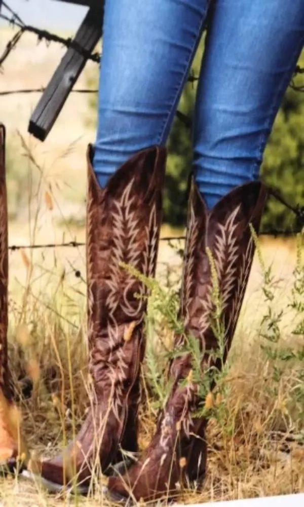 Old Gringo Mayra Vesuvio Boots~ Brass