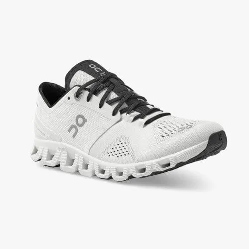 On Cloud Men's Cloud X Running Shoes- White/Black