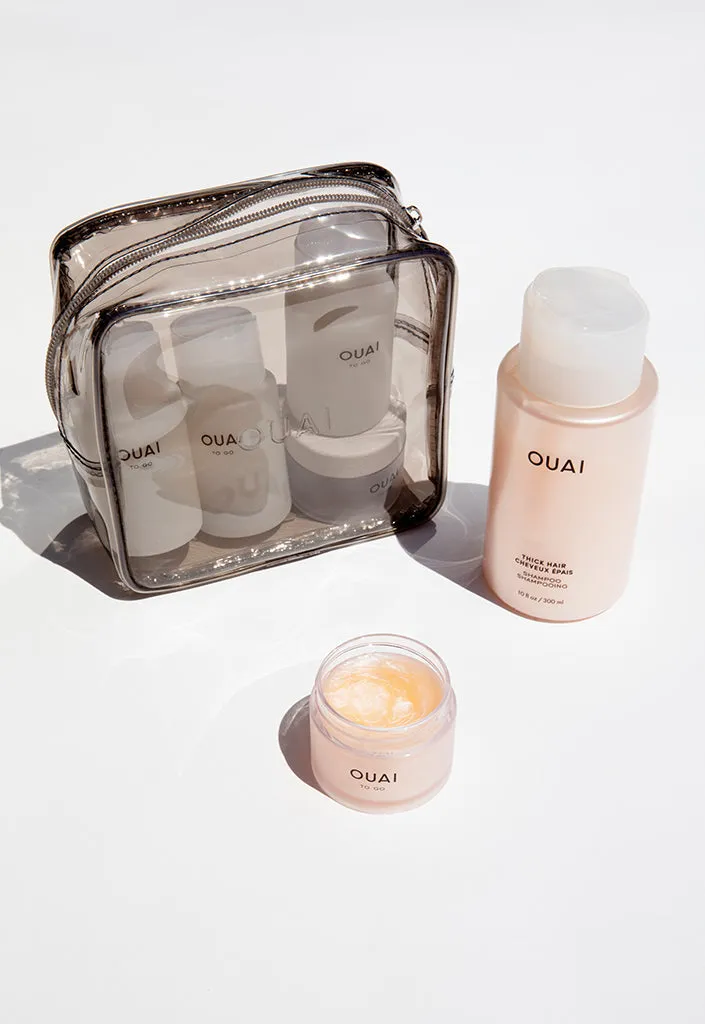 OUAI To Go Refillable Travel Bottle Kit