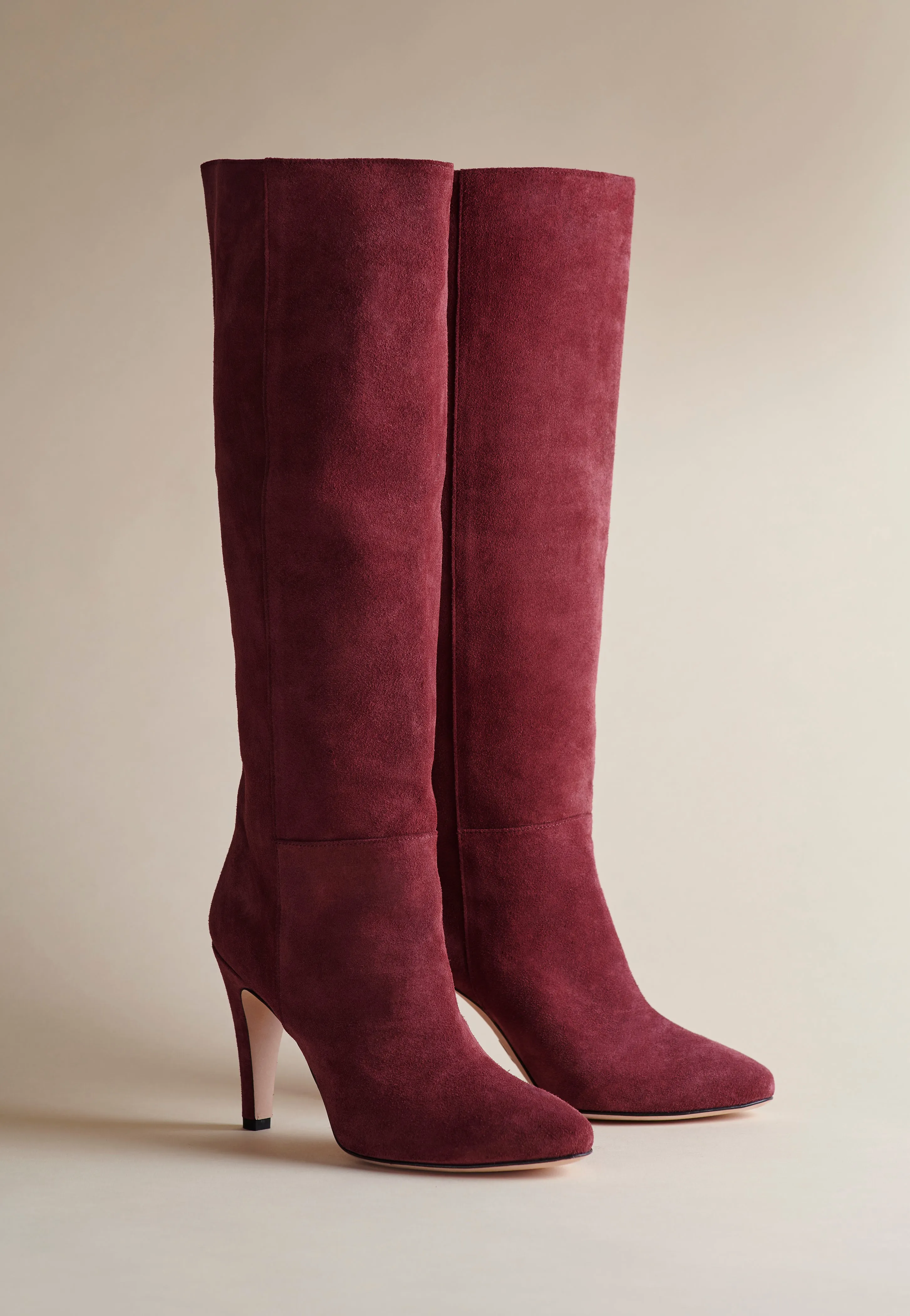 Palms Boot in Oxblood Suede