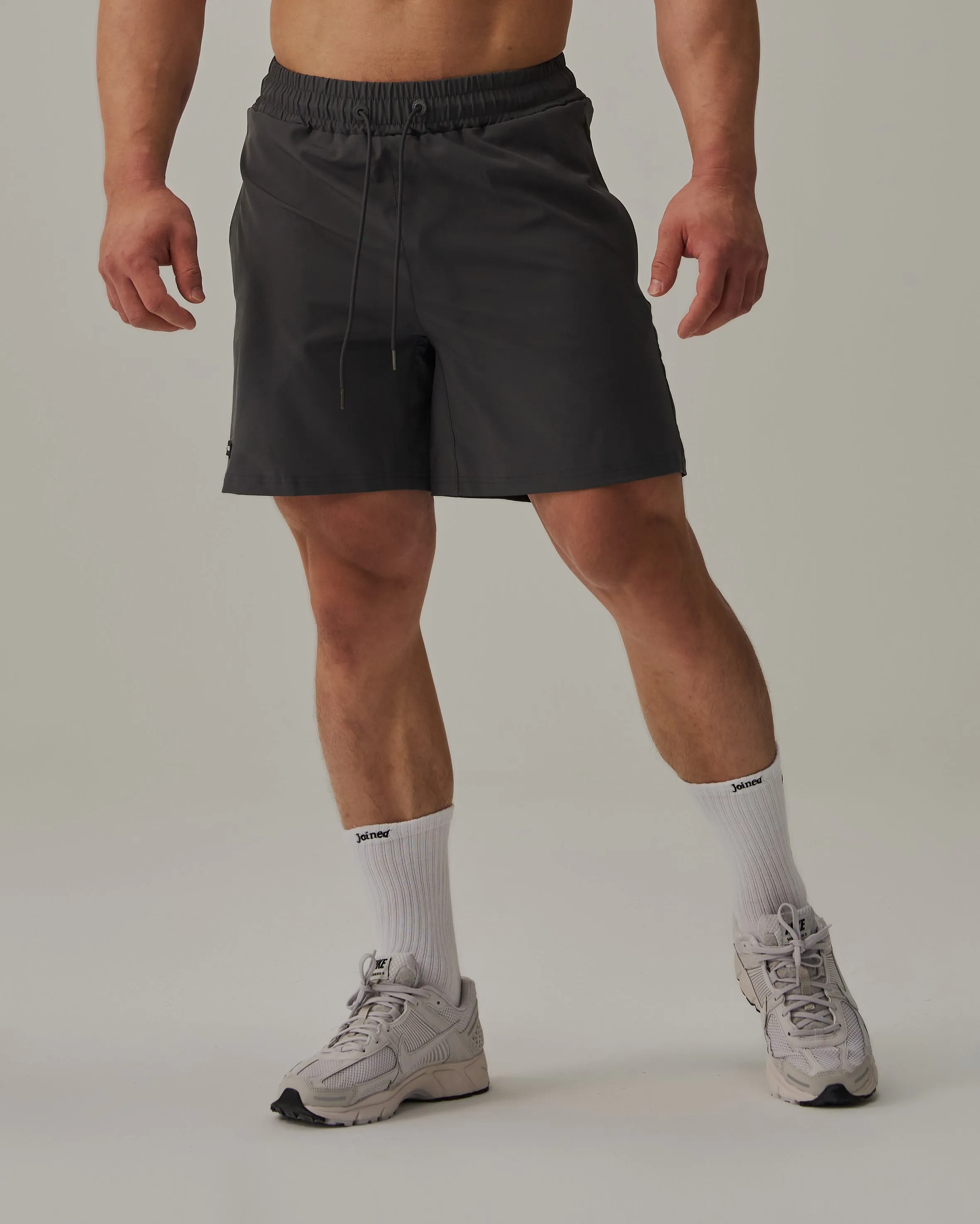 Patched Gym Shorts