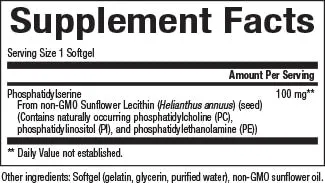 Phosphatidylserine 100 mg, 60 sgel