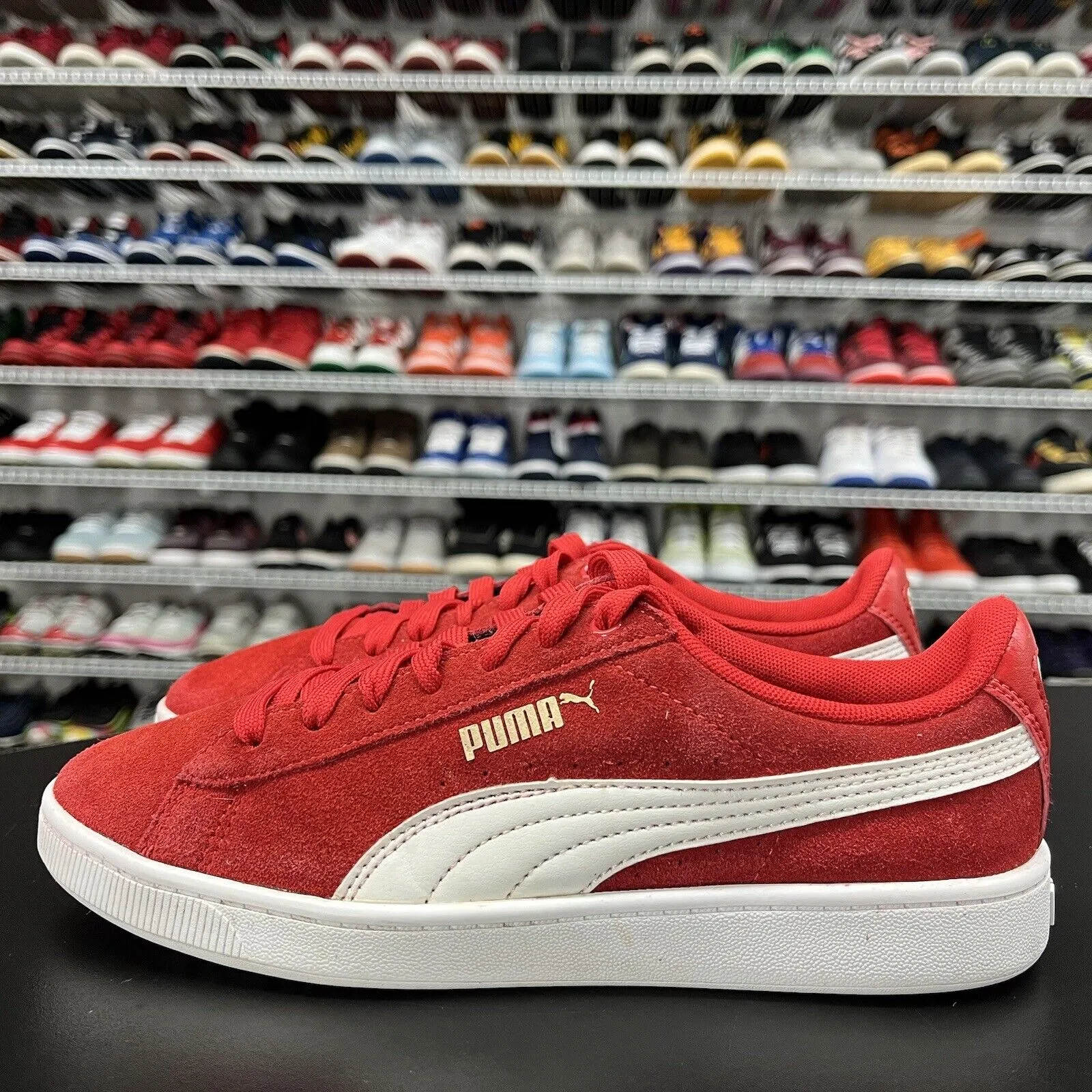 Puma Suede Classic Women's Shoe Red 369725-25 Women's Size 6.5