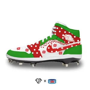 "Christmas Sweater" Jordan 1 Retro Cleats