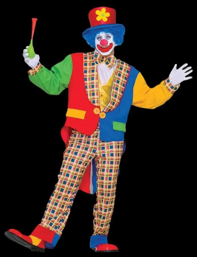 "Clown on the Town" Costume (Adult Size)