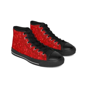 Red Dragon Scales Women's Classic Sneakers