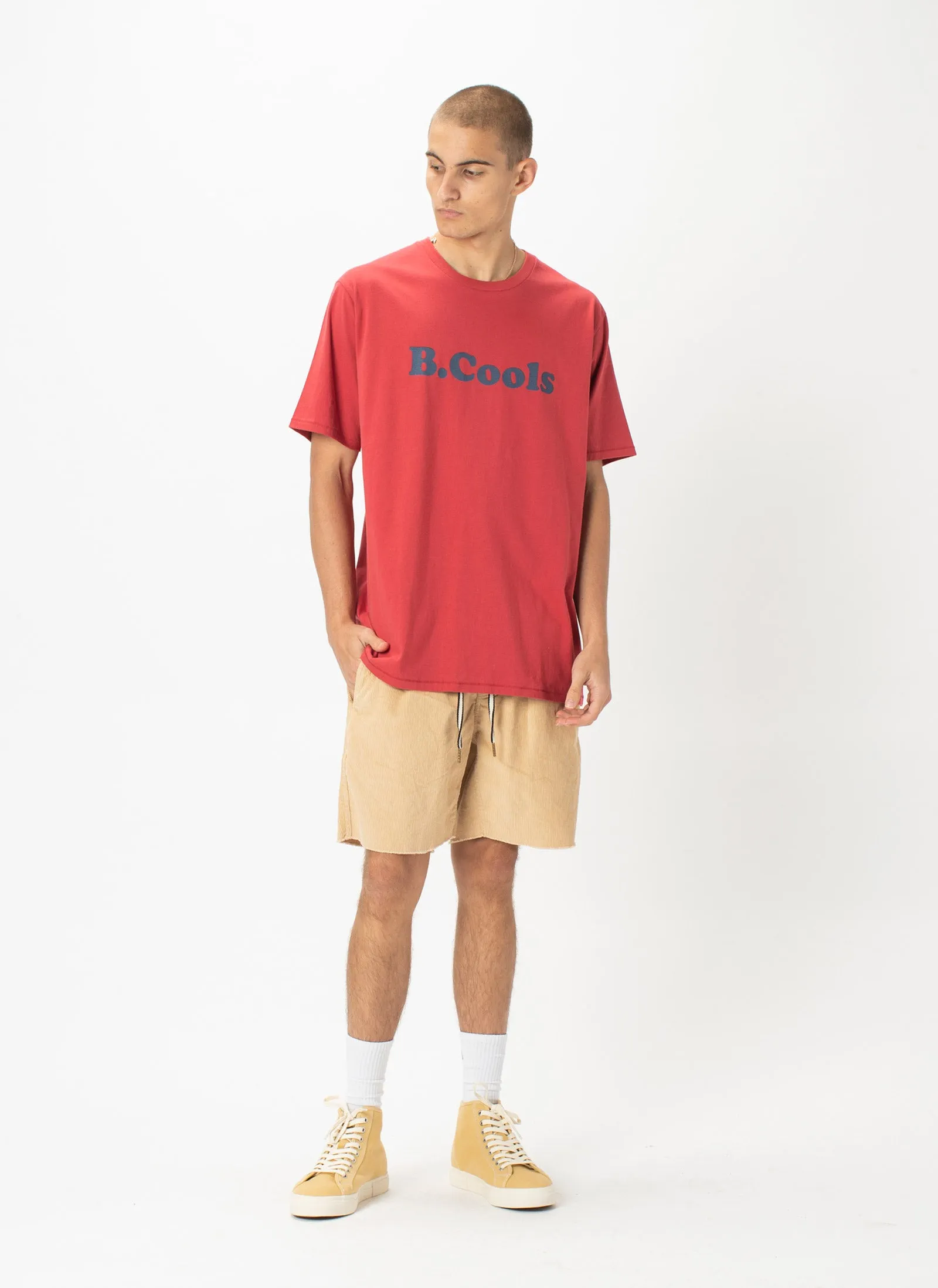 Retro Logo Tee Dull Red