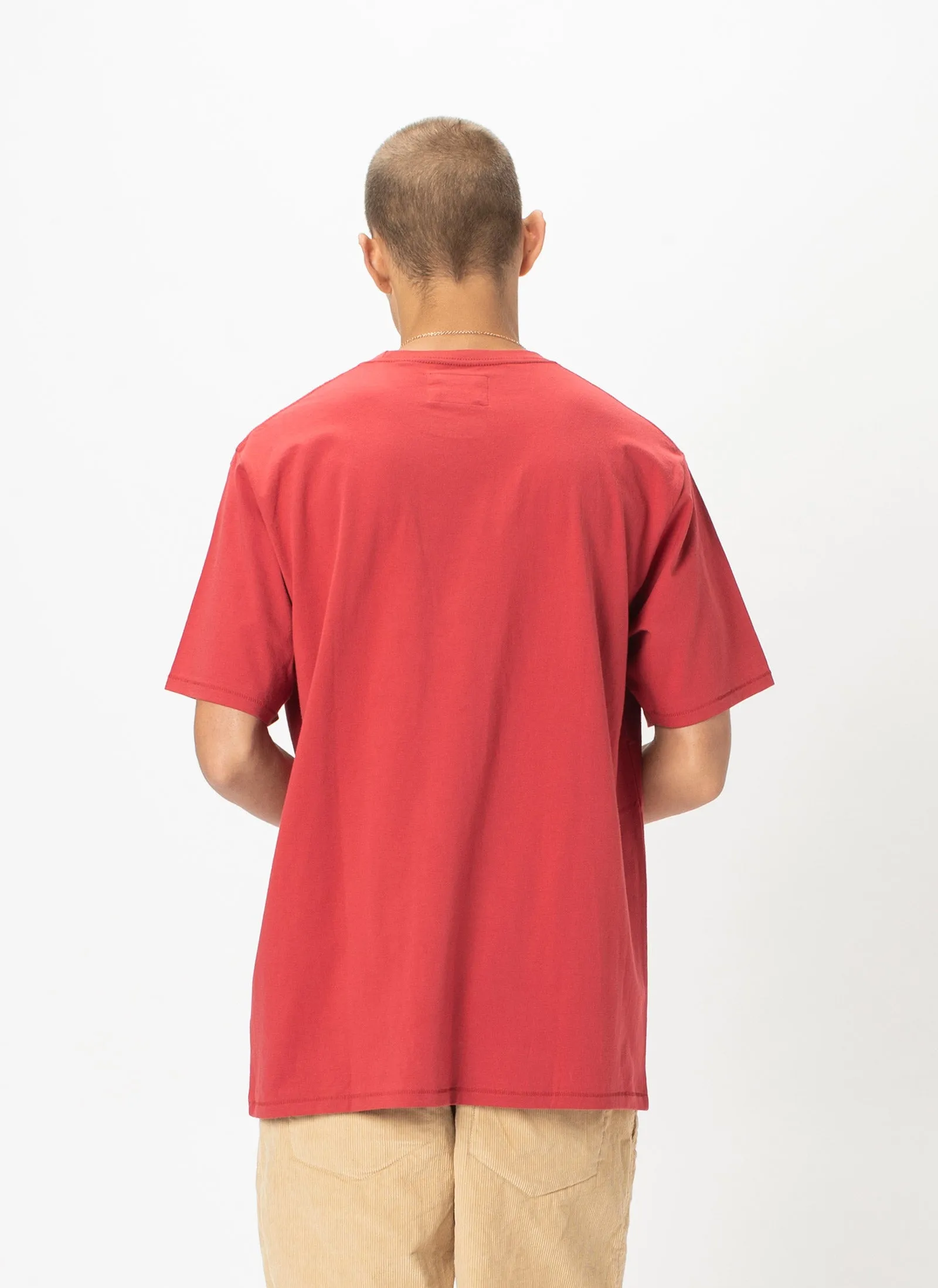 Retro Logo Tee Dull Red