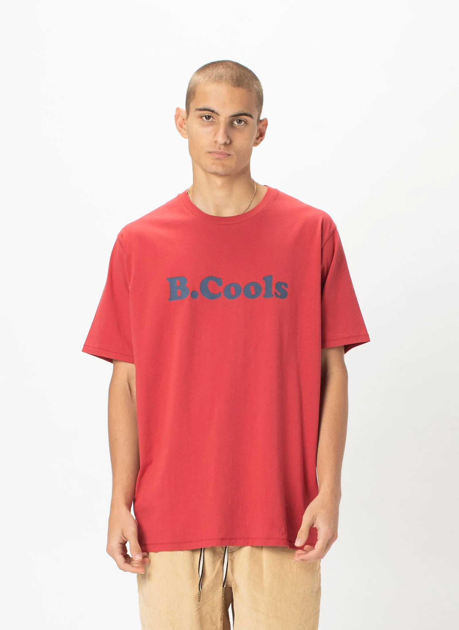 Retro Logo Tee Dull Red