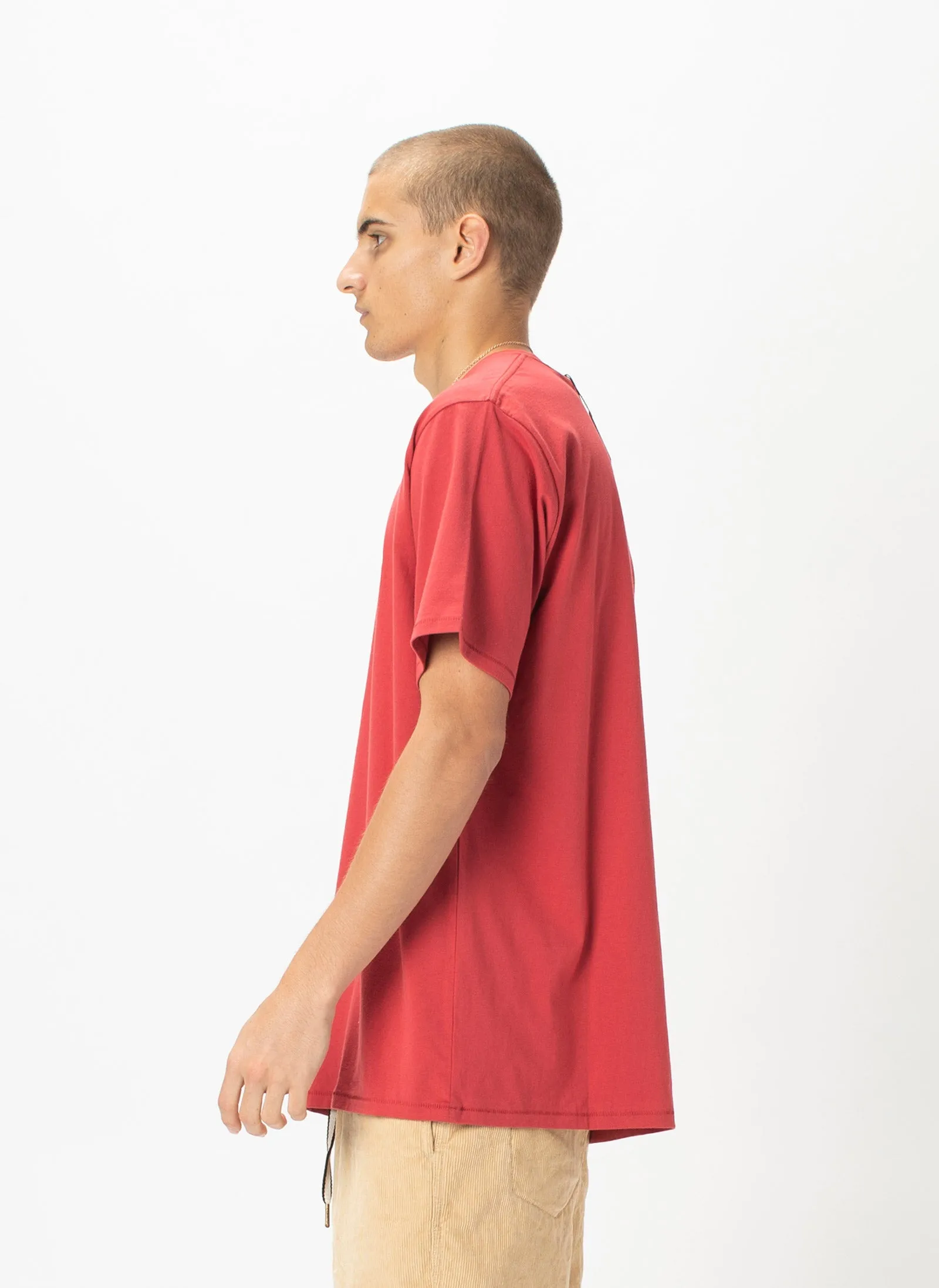 Retro Logo Tee Dull Red