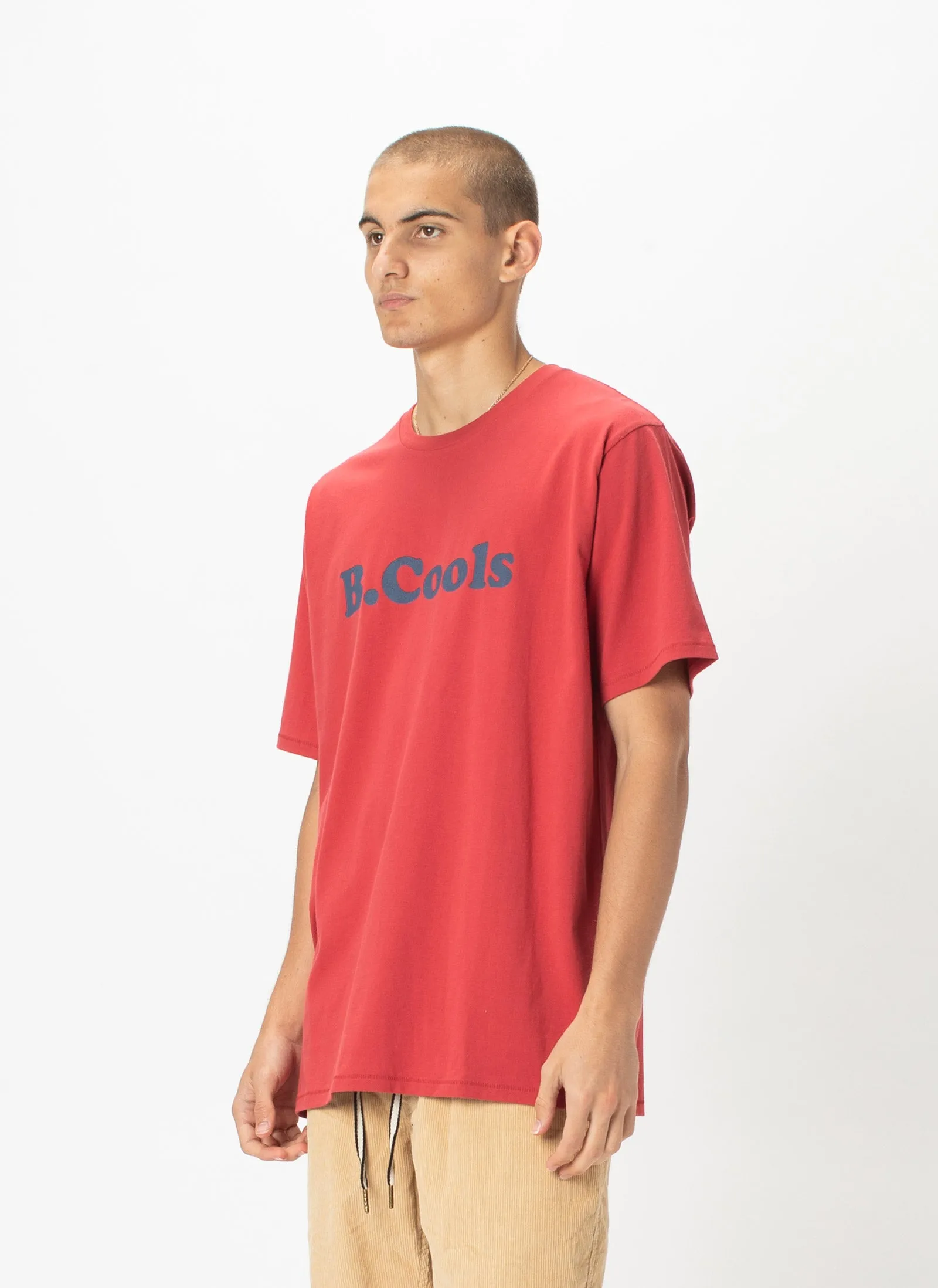 Retro Logo Tee Dull Red