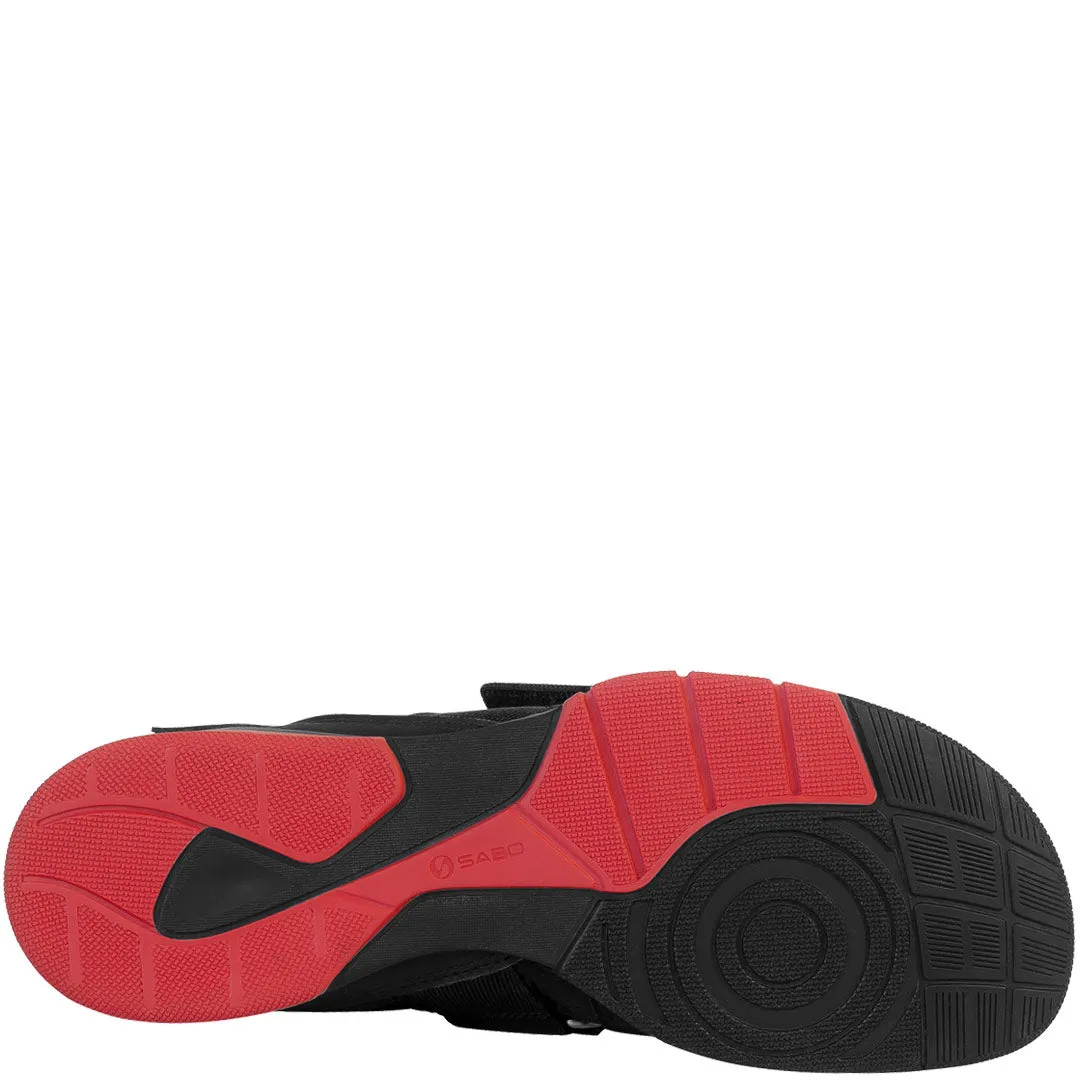 SABO Deadlift PRO Shoes - Black/Red