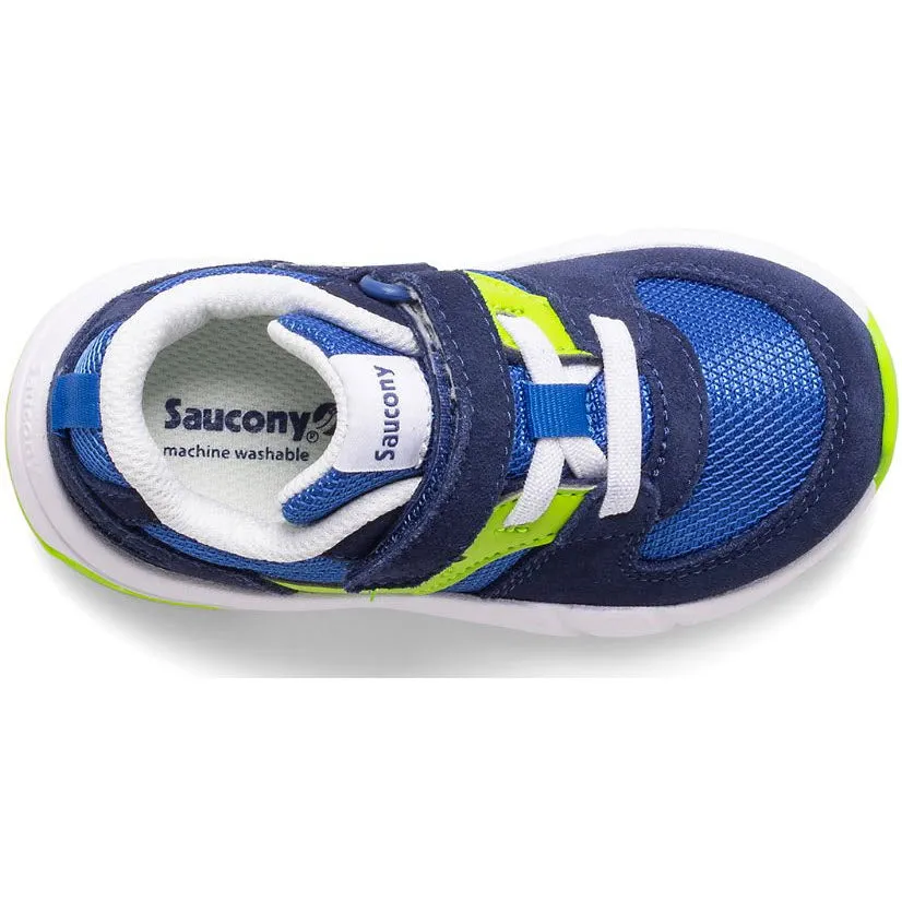 SAUCONY JAZZ LITE 2.0 NAVY/SILVER - KIDS