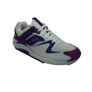 Saucony Men's Grid 9000 Athletic Sneakers White Blue Purple Size 8