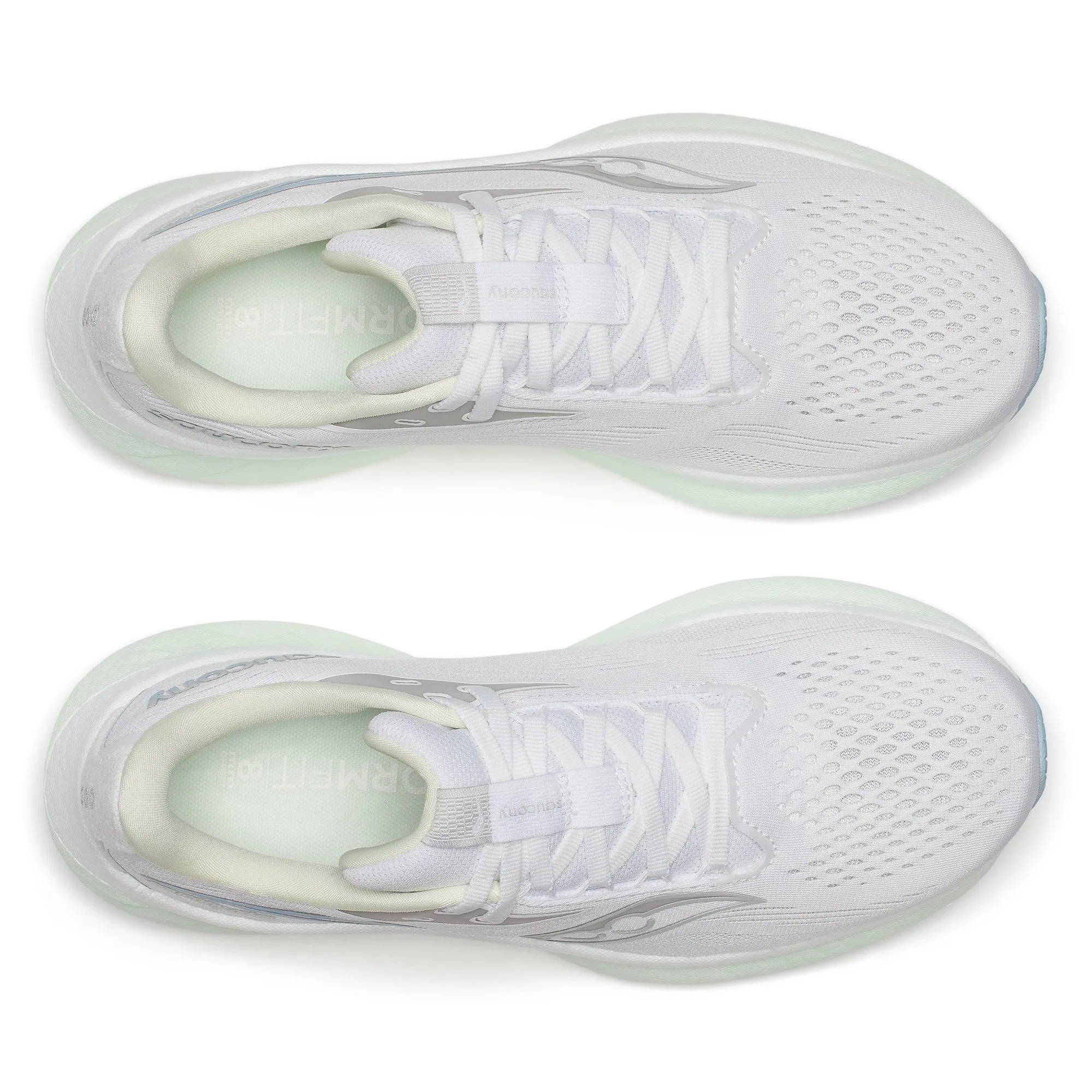 Saucony Ride 18 (White/Lettuce) - Women's