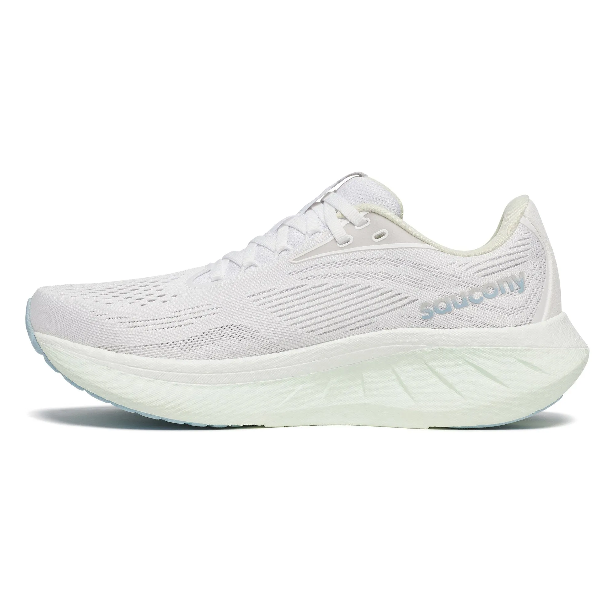 Saucony Ride 18 (White/Lettuce) - Women's