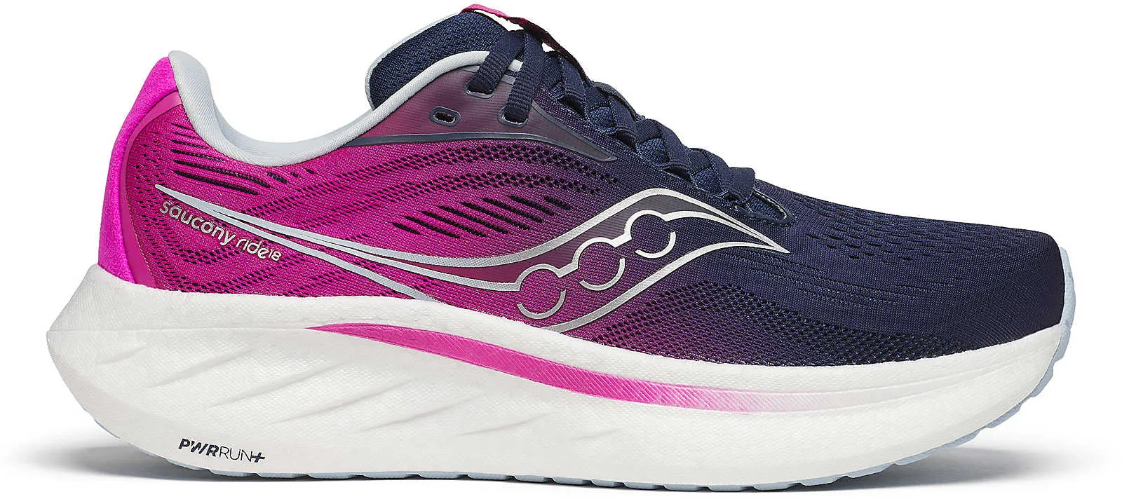 Saucony Ride 18 Womens Running Shoes - Blue