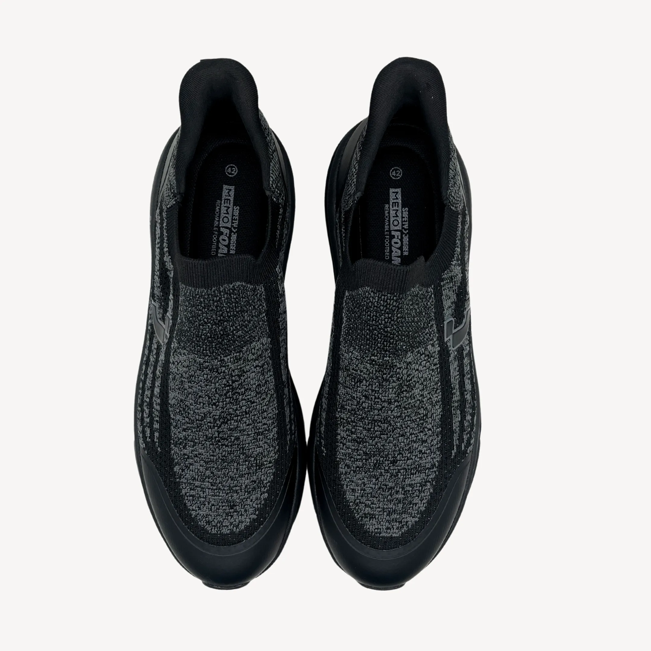 SJ Cushion Slip On Men Black Grey