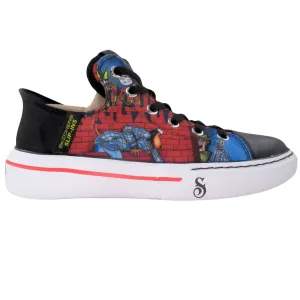 Skechers Men's 251031 Snoop One-Doggy Style Slip-In's Red/ Multi Leather Casual Shoes