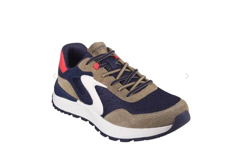 Skechers Mens Fury - Fury Lace Low Navy Natural