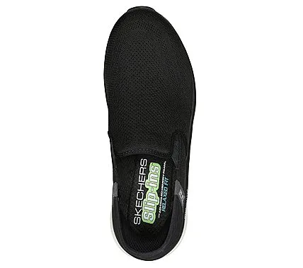 SKECHERS SLIP-INS RF D'LUX WALKER - ORFORD - 232455 - BLK