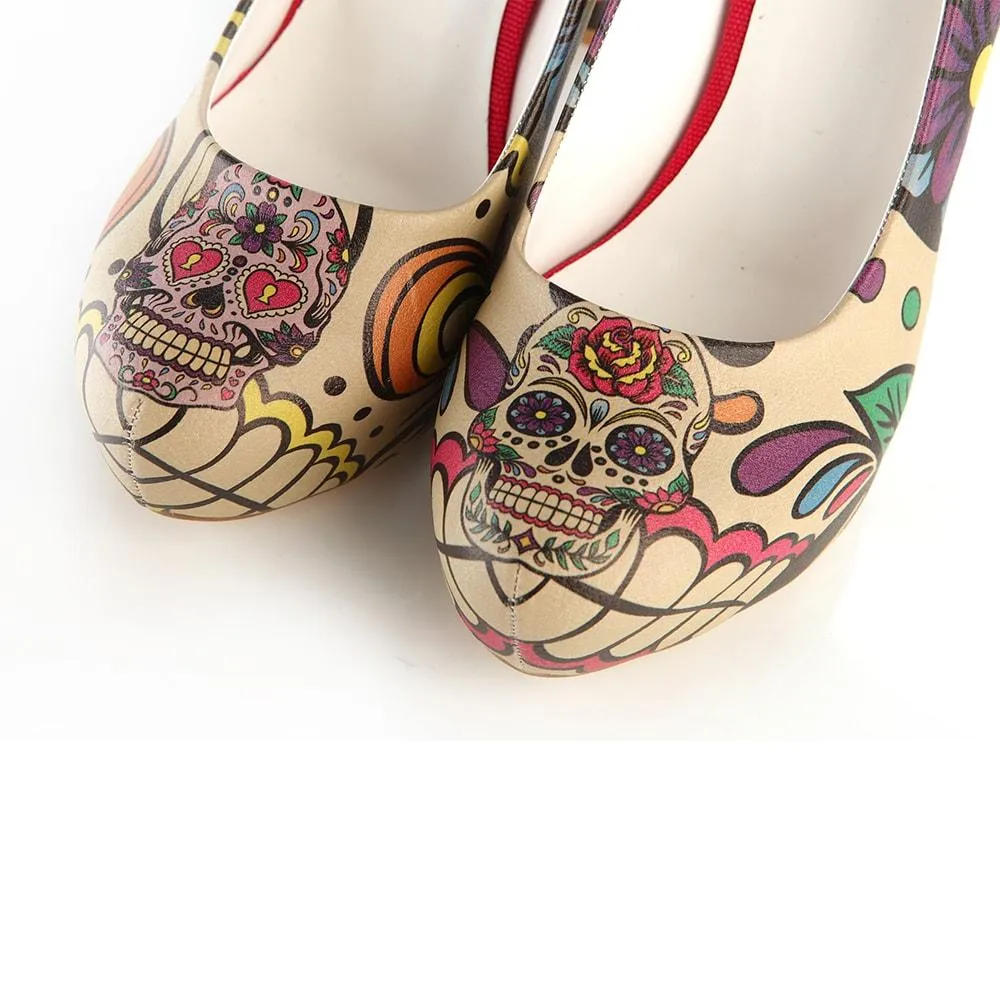 Skull Heel Shoes PLT2050