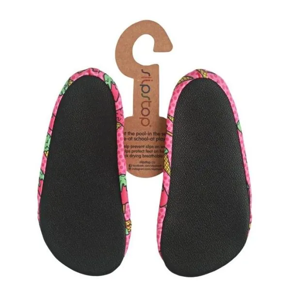 Slipstop Girls Anti-Slip Shoes Ice Cream Multicolor