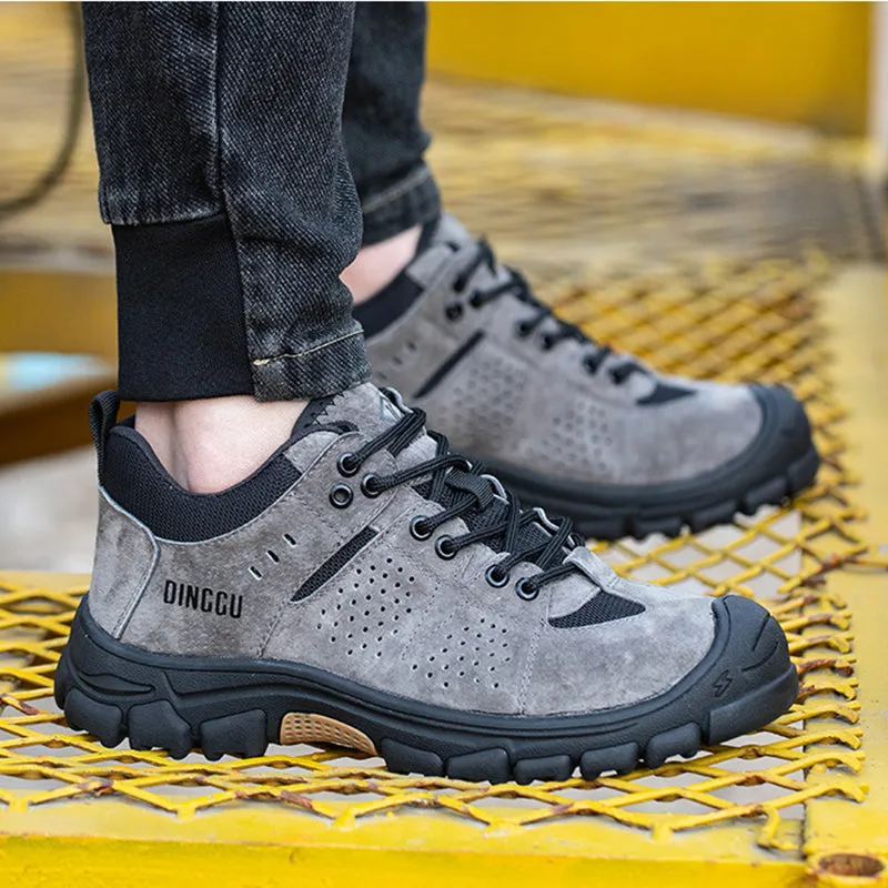 Steel Toe Sneakers for Men Women Indestructible Lightweight Comfortable Safety Sneakers Composite Slip-Resistant Toe Shoes for Construction