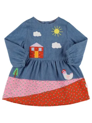 Stella McCartney Kids   Cotton chambray dress 