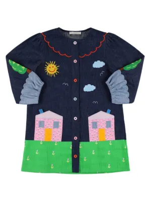 Stella McCartney Kids   Cotton denim dress 