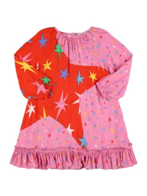 Stella McCartney Kids   Printed viscose twill dress 