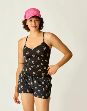 Stinson Tankini: Black Floret