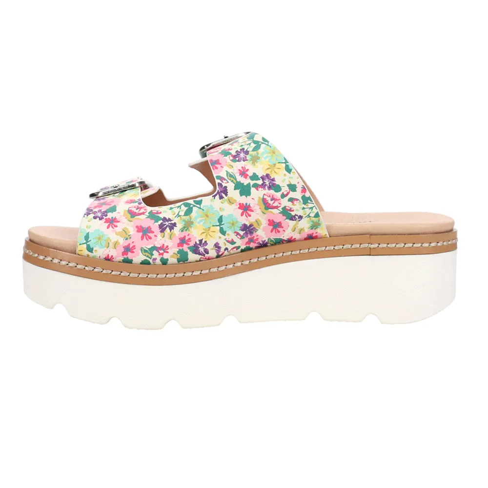 Surfs Up Floral Platform Sandals