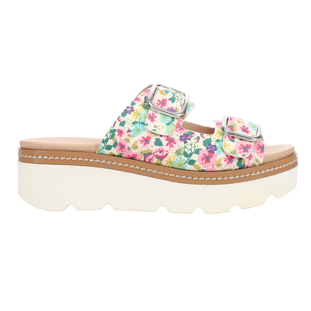 Surfs Up Floral Platform Sandals