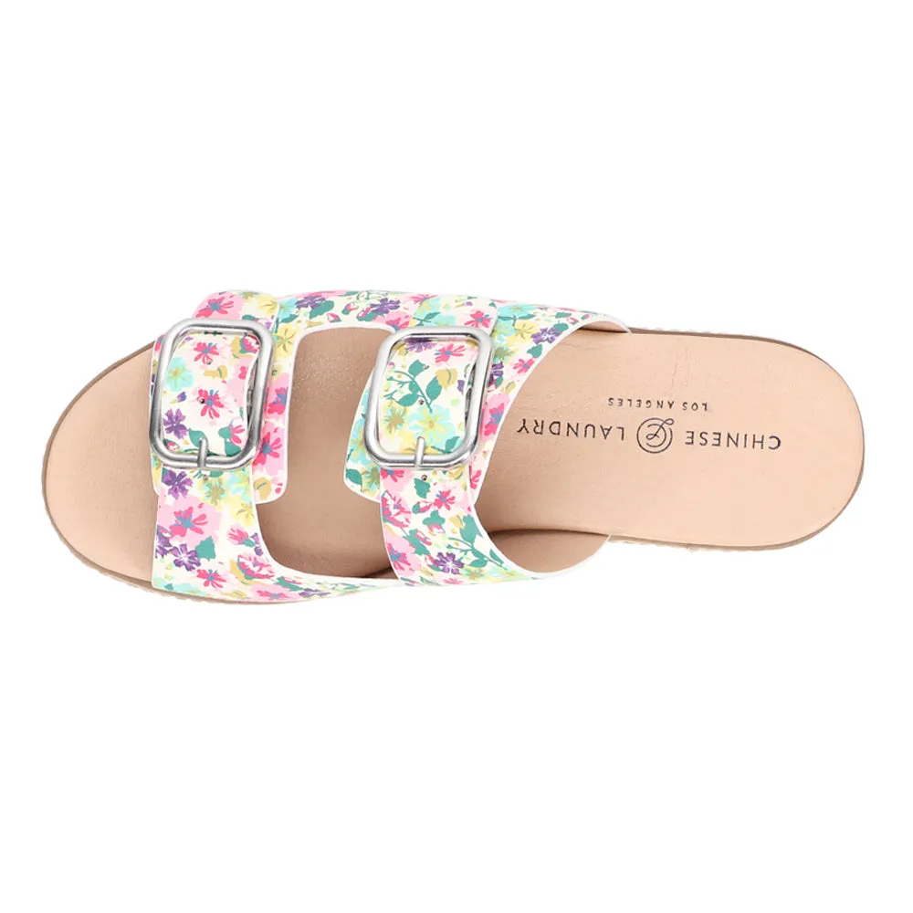 Surfs Up Floral Platform Sandals