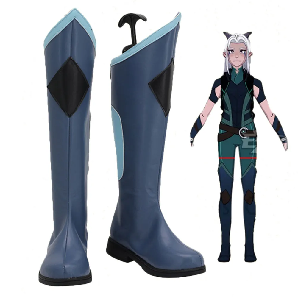 The Dragon Prince Halloween Costumes Accessory Rayla Cosplay Shoes Boots