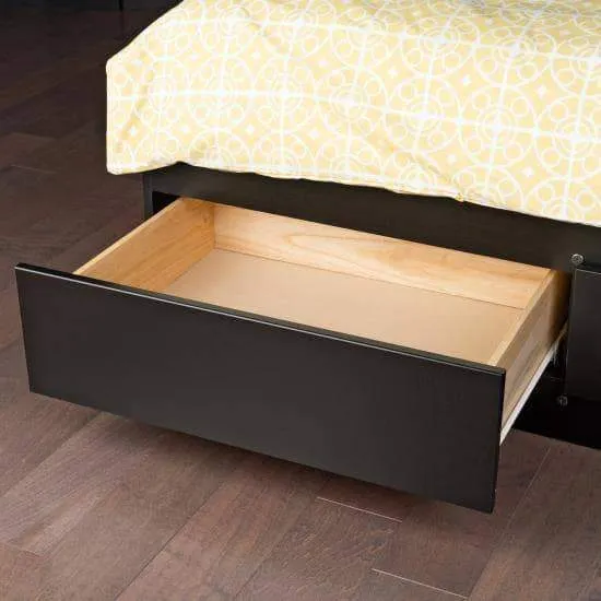 Twin XL Mate’s Platform Storage Bed with Three Drawers - Multiple Options Available