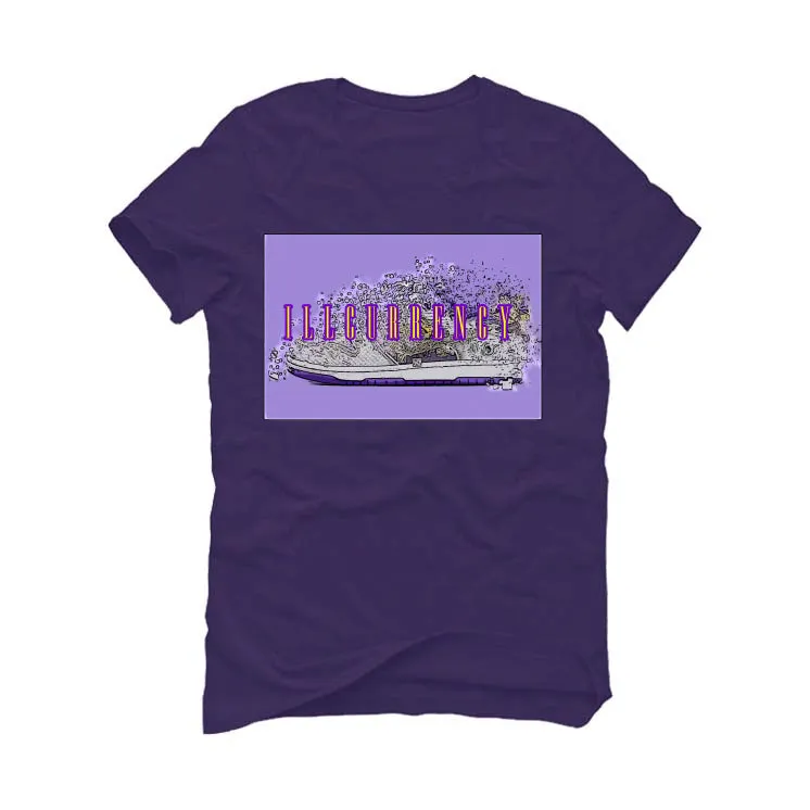 Union x Nike Dunk Low “Lakers” Purple T-Shirt (Shattered Kicks)