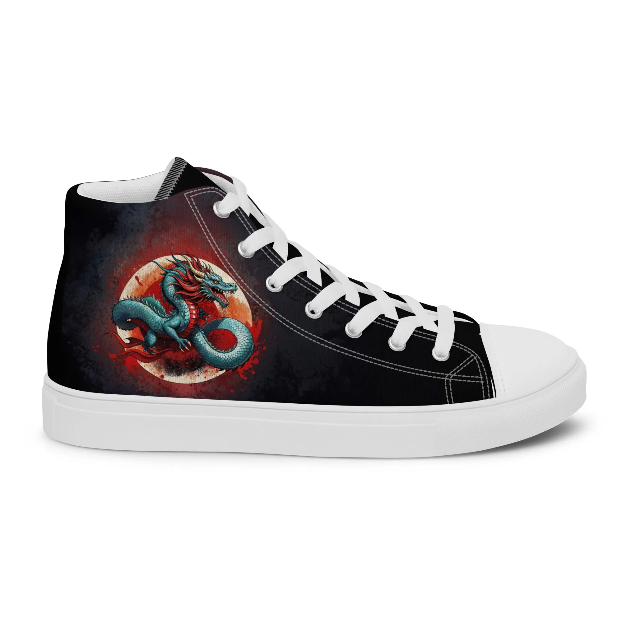 Unisex high top canvas shoes