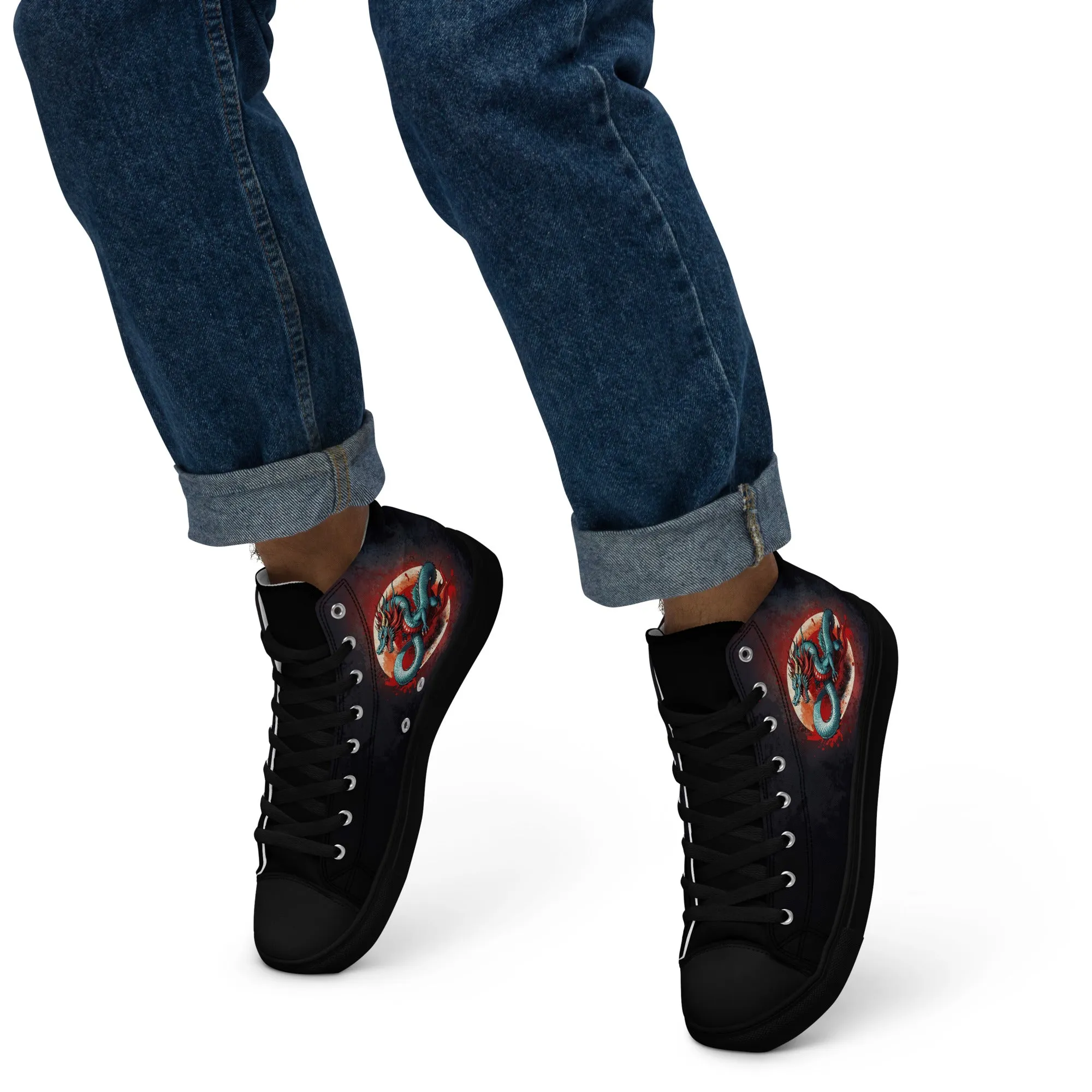 Unisex high top canvas shoes