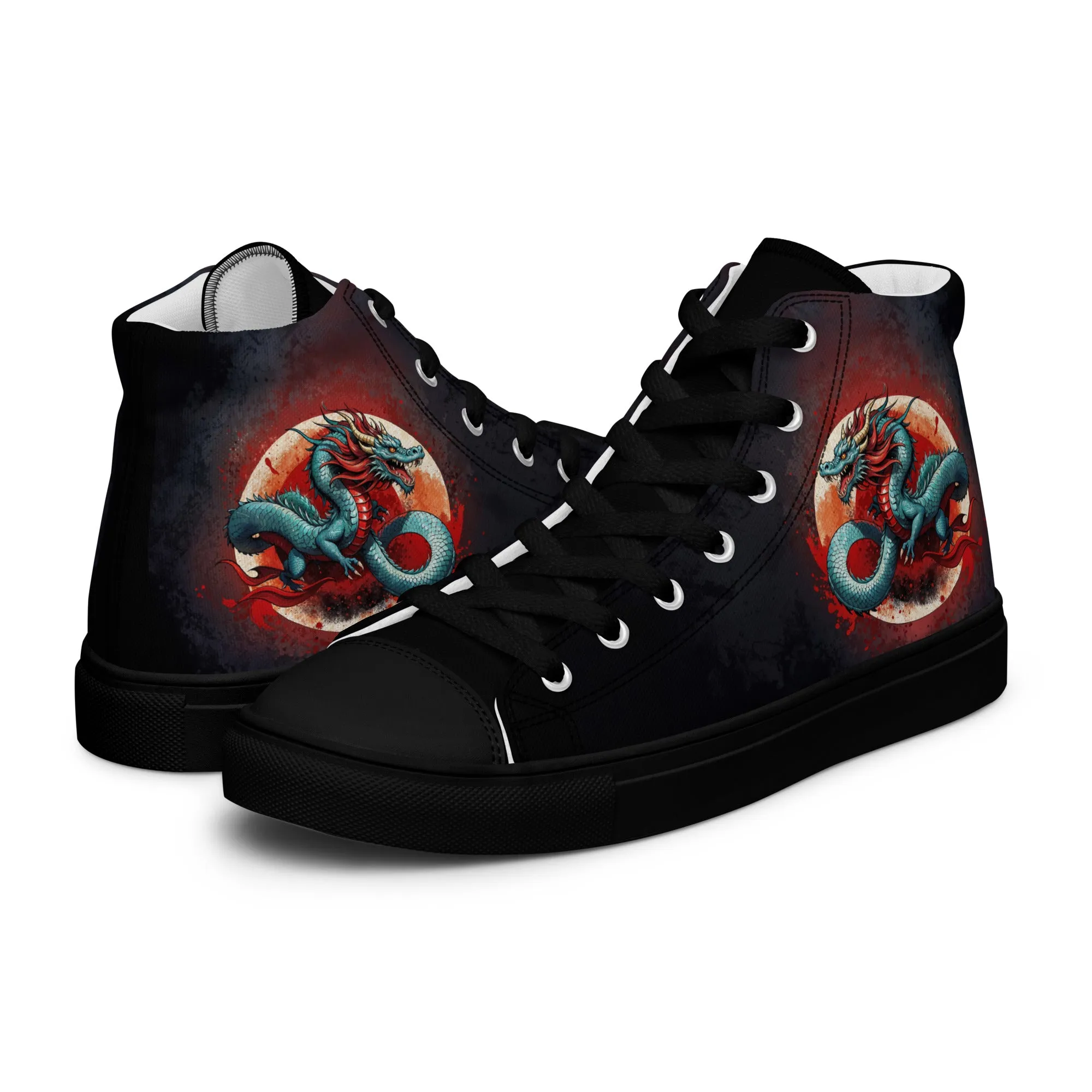 Unisex high top canvas shoes