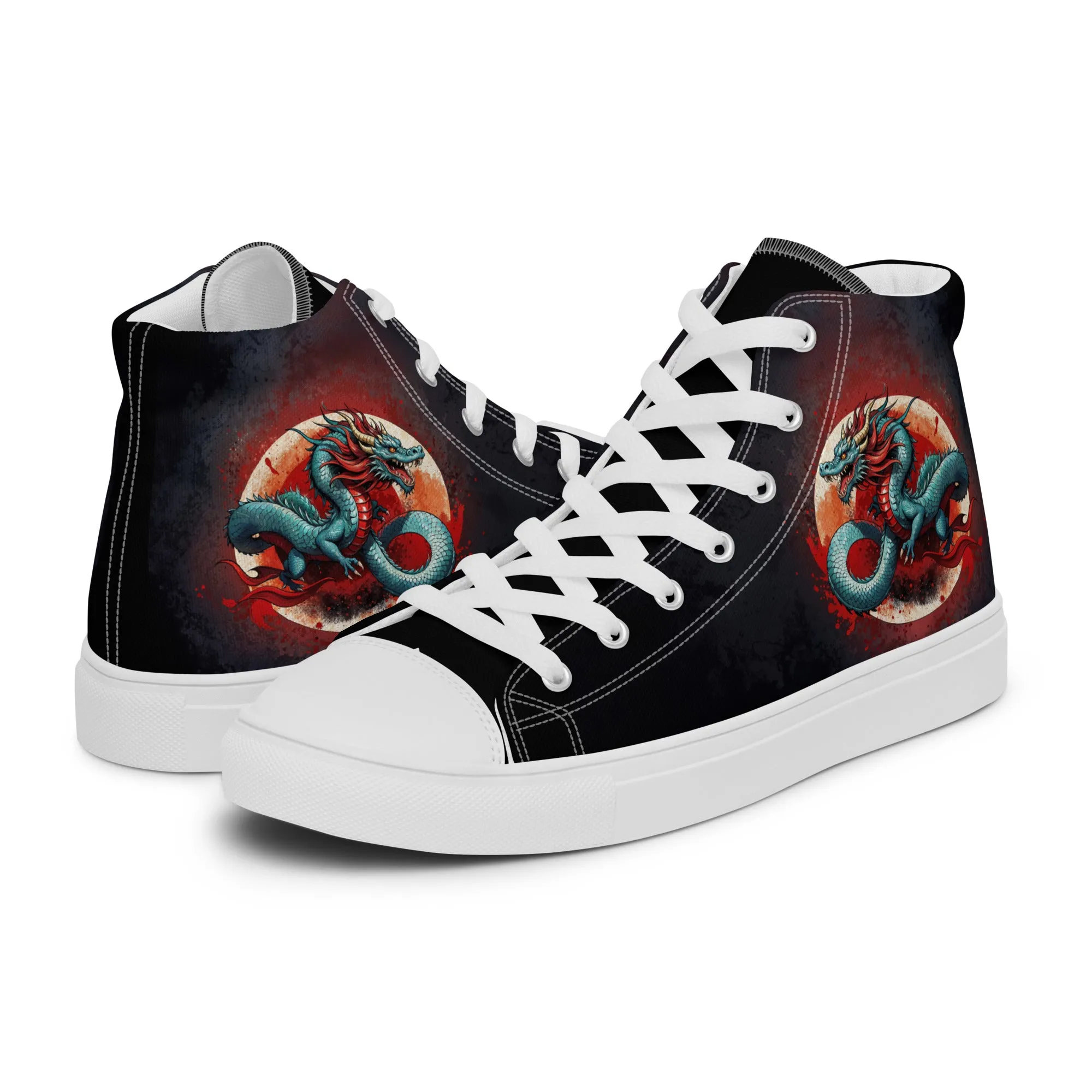 Unisex high top canvas shoes